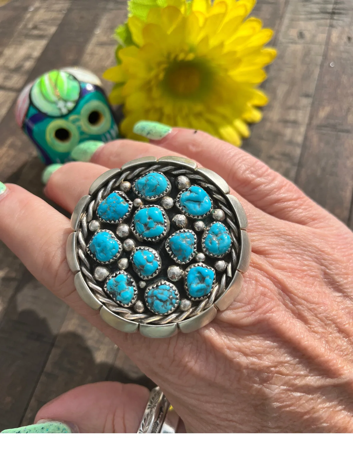 Sleeping Beauty Ring Sz 10