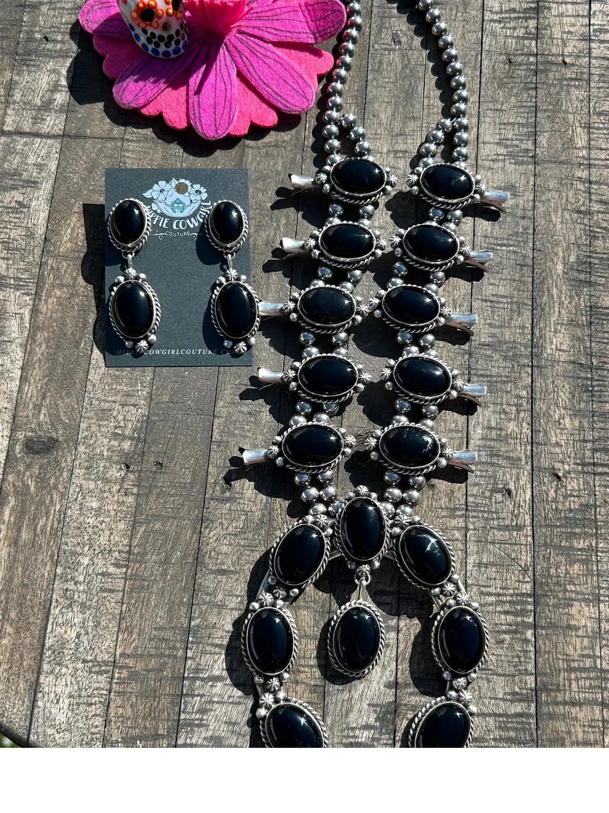 Onyx Squash Blossom Set- 2