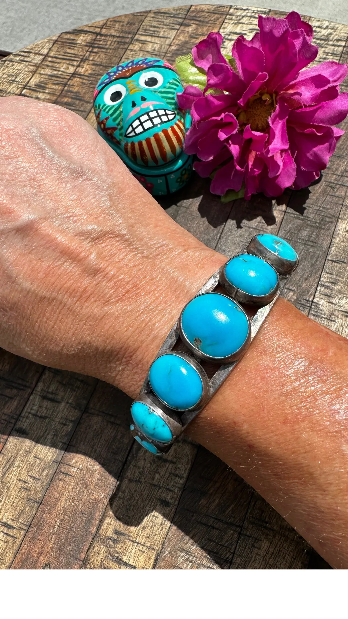 Old Pawn Sleeping Beauty Cuff
