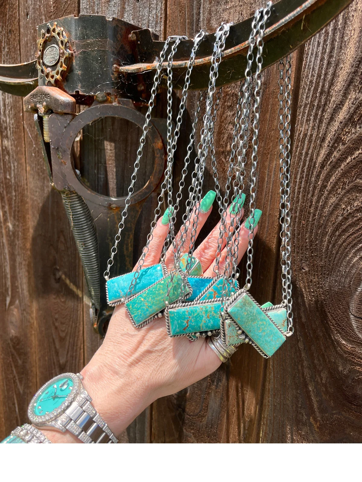 XL Kingman Bar Necklaces