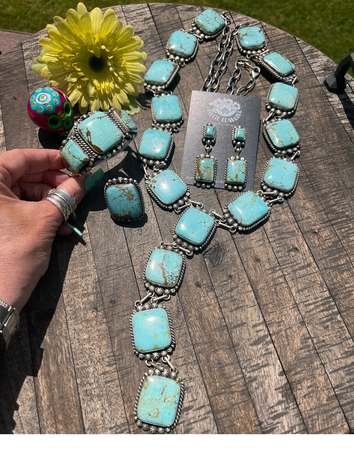 Square #8 XL Lariat Set