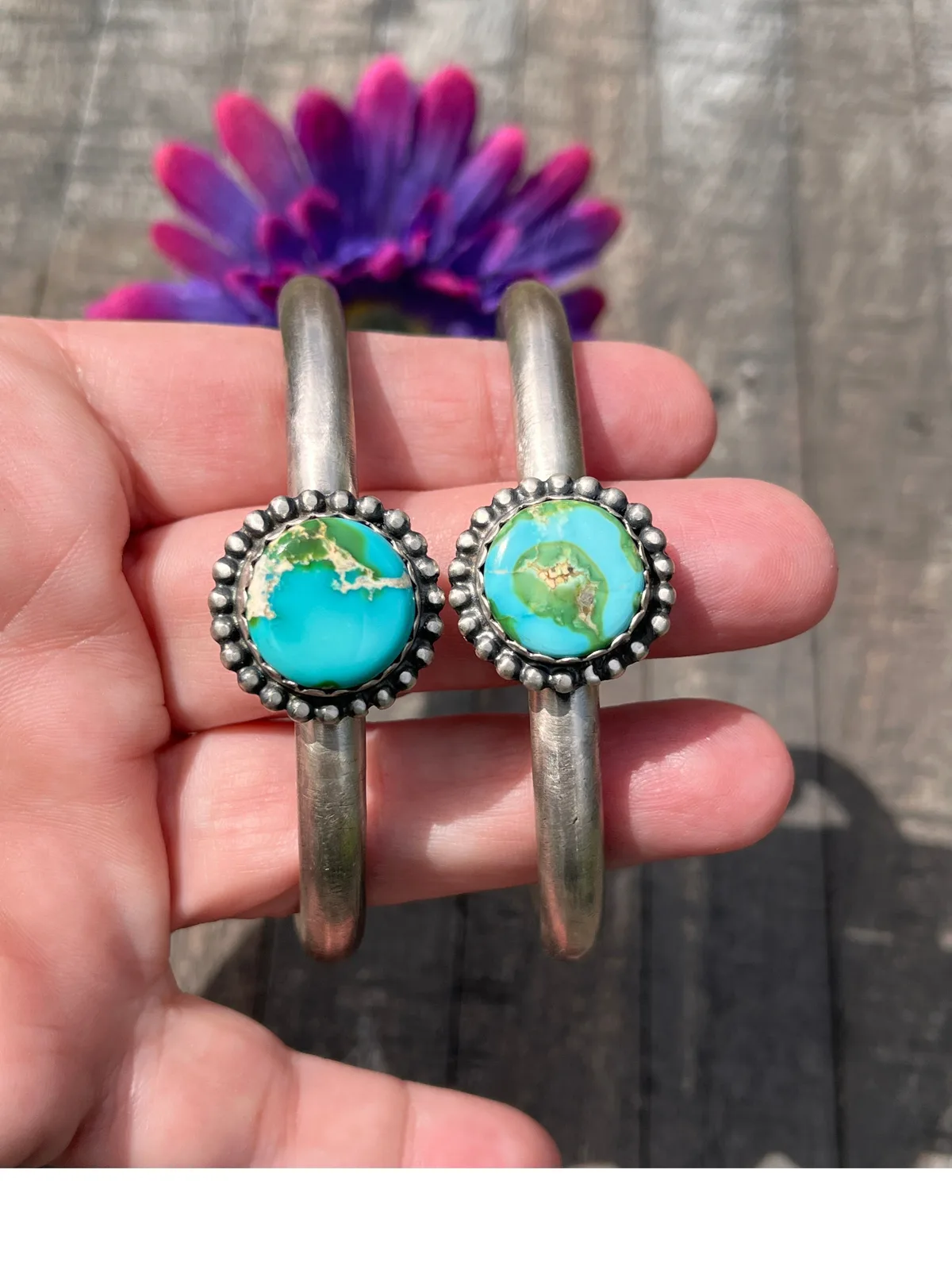 Single Stone Sonoran Cuff A-B
