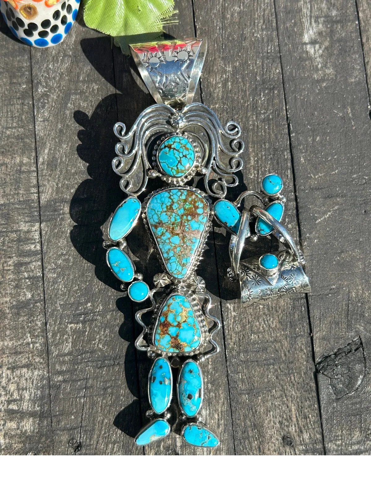 High Grade Kingman Pendant
