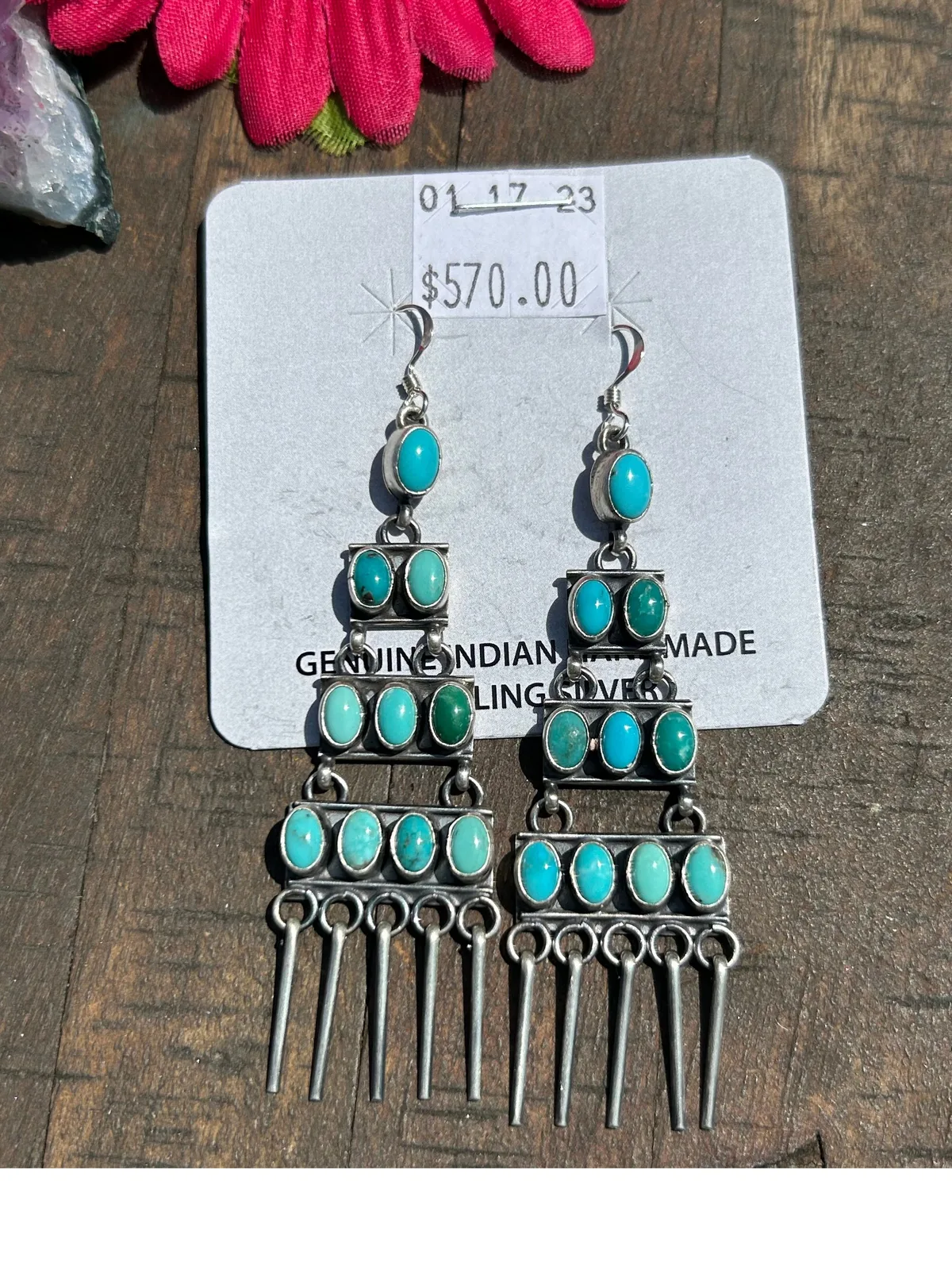 Carico Lake Dangle Earrings- B
