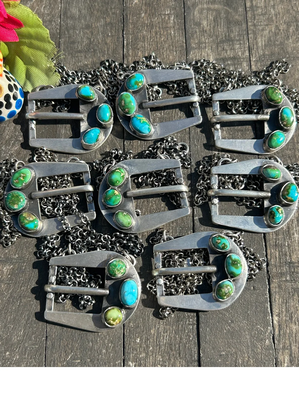 20" Sonoran Buckle Necklace 1-8