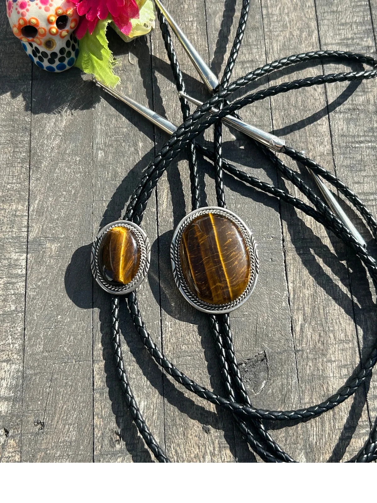 " Tiger's Eye" Quartz Bolos 1-2