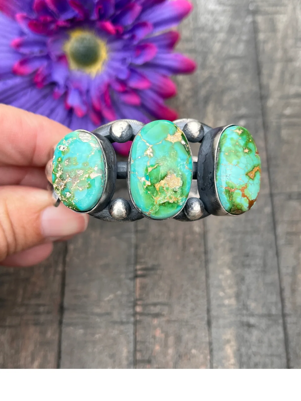 3 Stone Sonoran Cuff