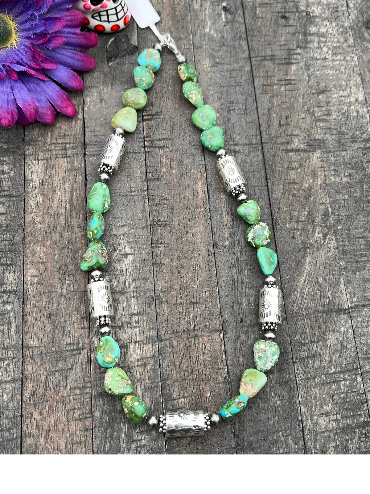 Sonoran Nugget and Horse Pill Necklace