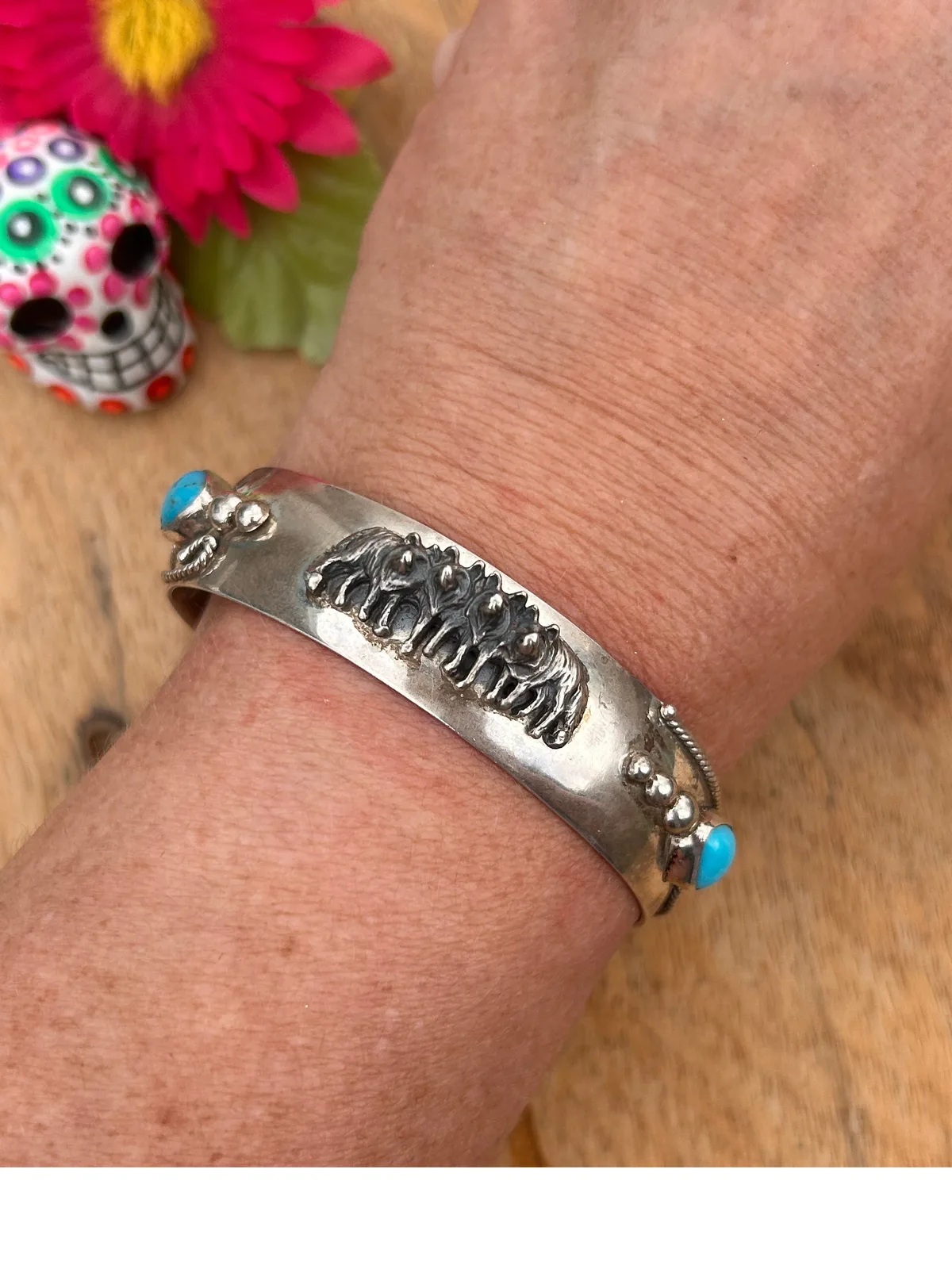 Kingman Wolf Pack Cuff