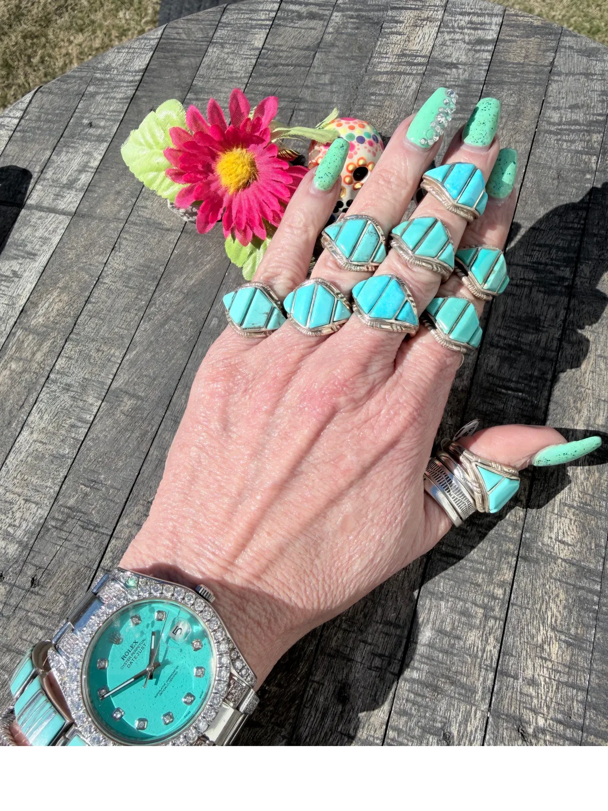 Kingman Cobblestone Rings