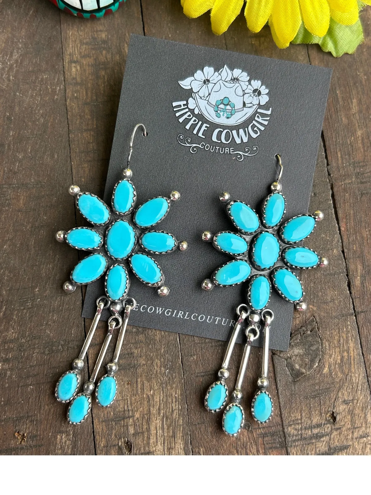 Flower Dangle Earrings