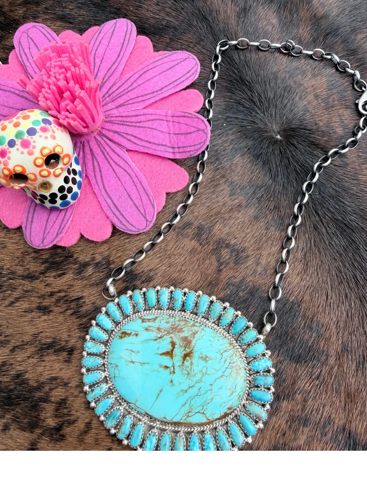 Kingman Cluster Necklace #2