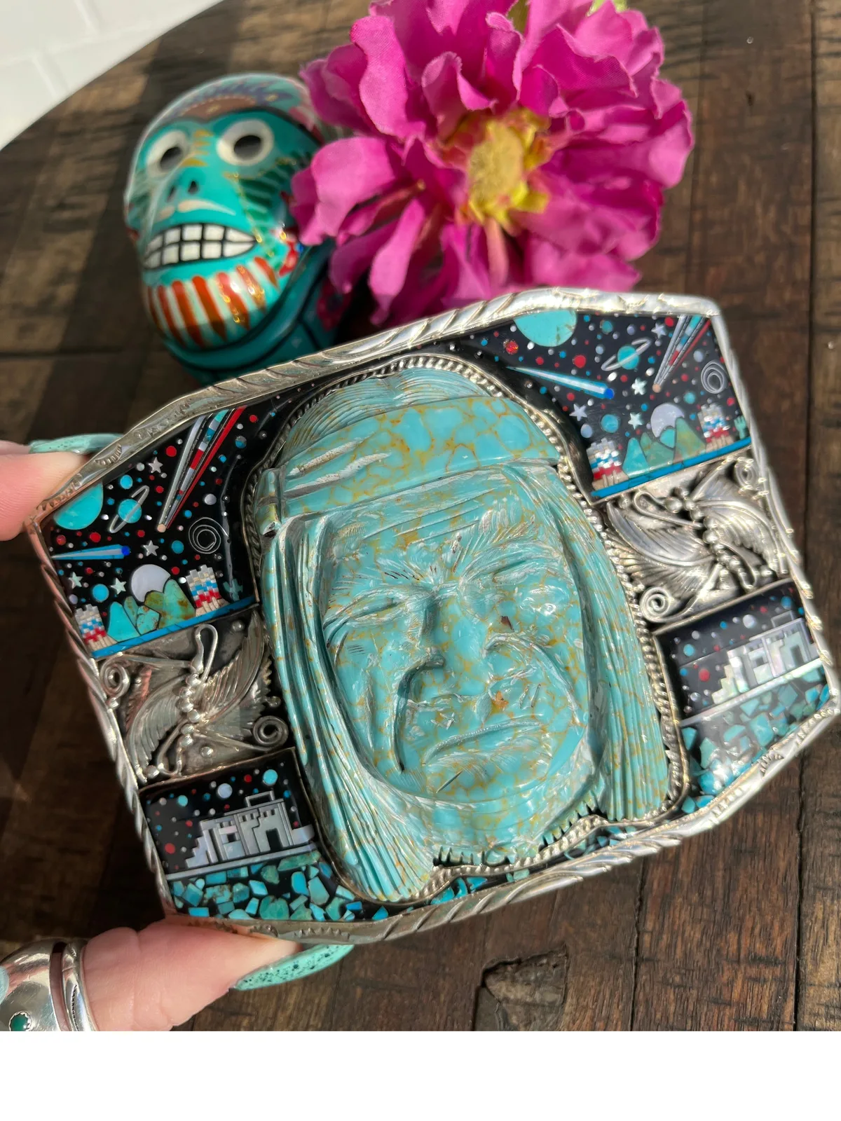 XL Inlay Warrior Buckle