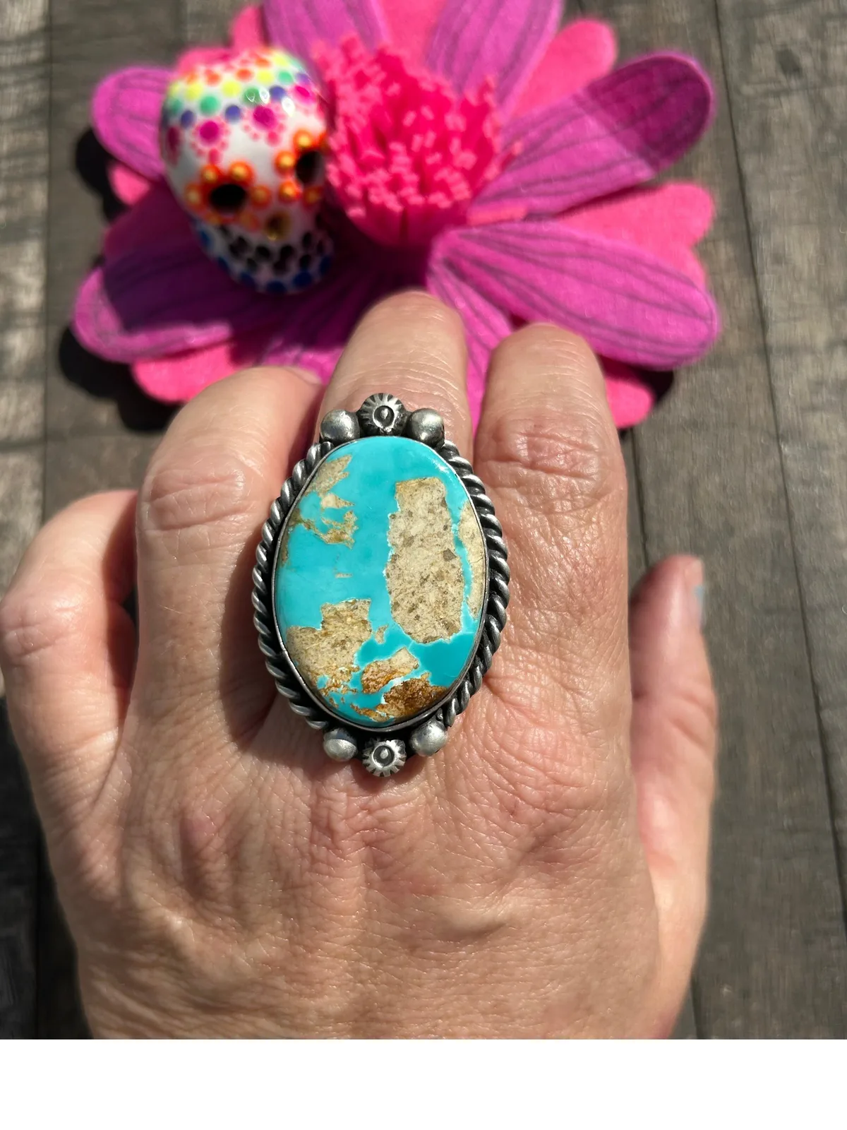 Adjustable Single Stone Royston Ring - 1