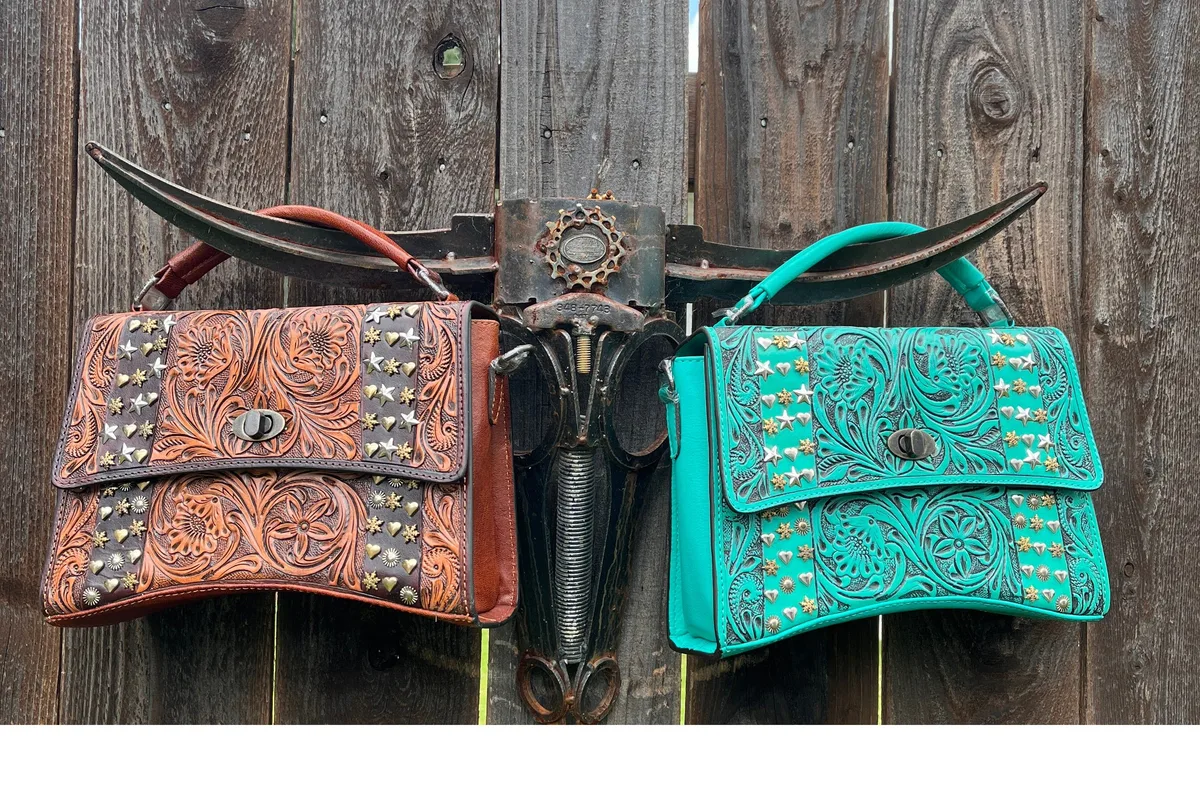 Studded Leather Bag
