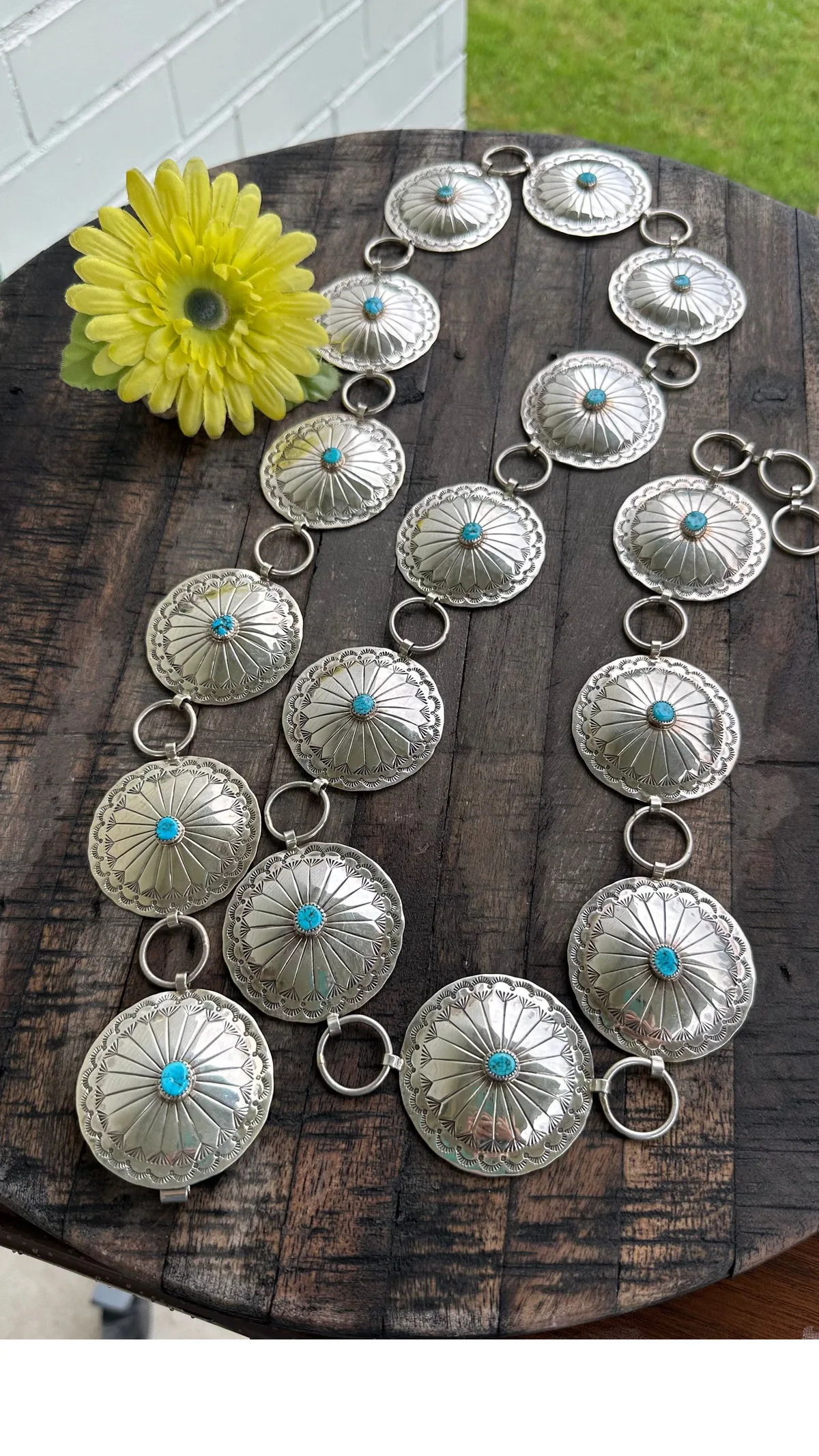 Sleeping Beauty Concho Belt