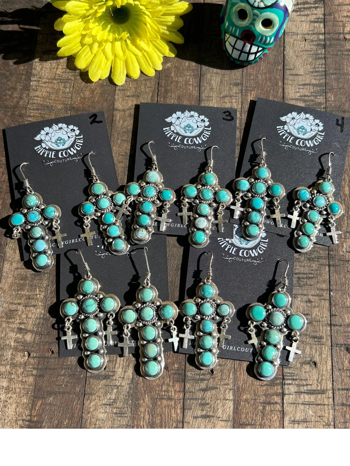 Federico Royston Cross Earrings