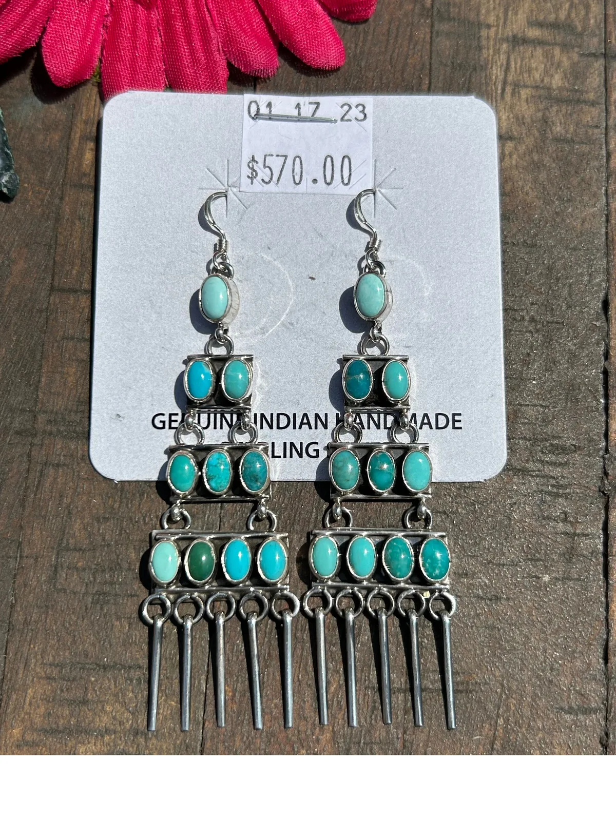 Carico Lake Dangle Earrings- A