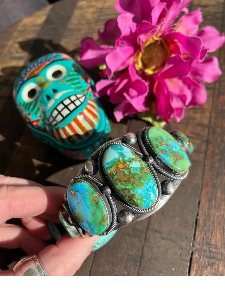 5 Stone Sonoran Cuff #1