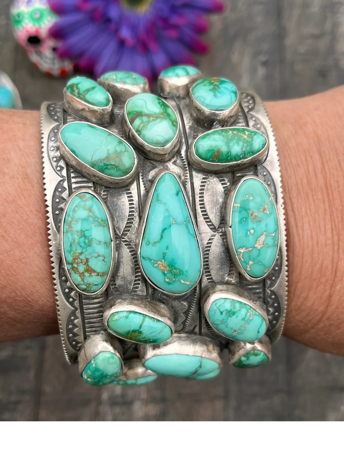 Sonoran Stamped Cuff