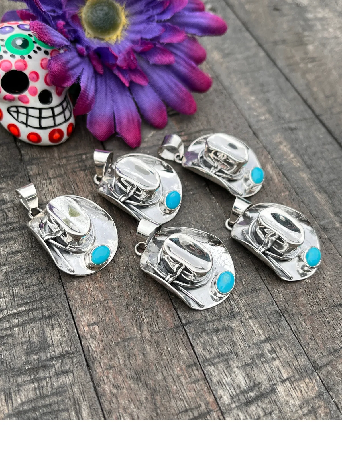 Kingman Cowgirl Hat Pendants