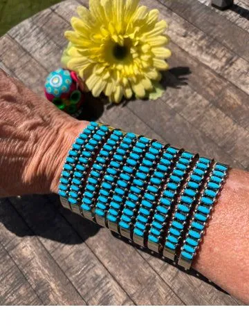 Zuni 10 Row Cuff