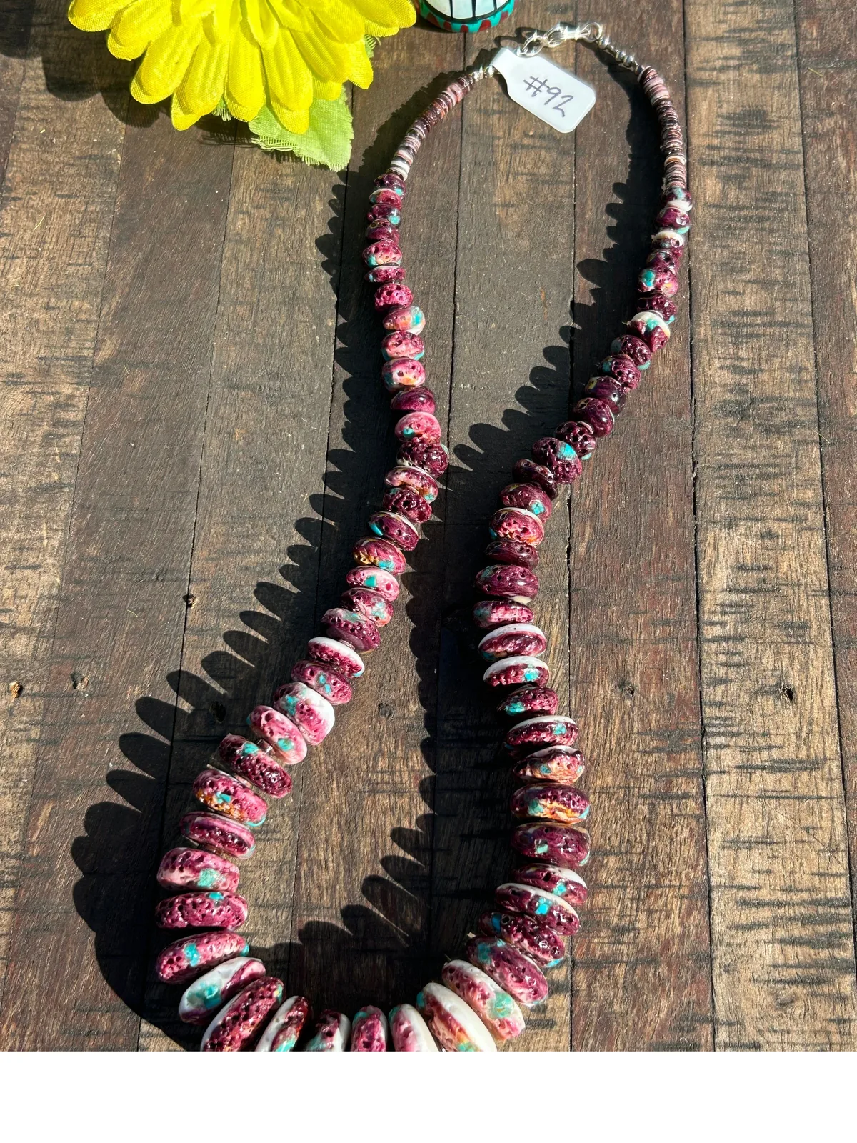 Spiny Purple and Turquoise Strand #92