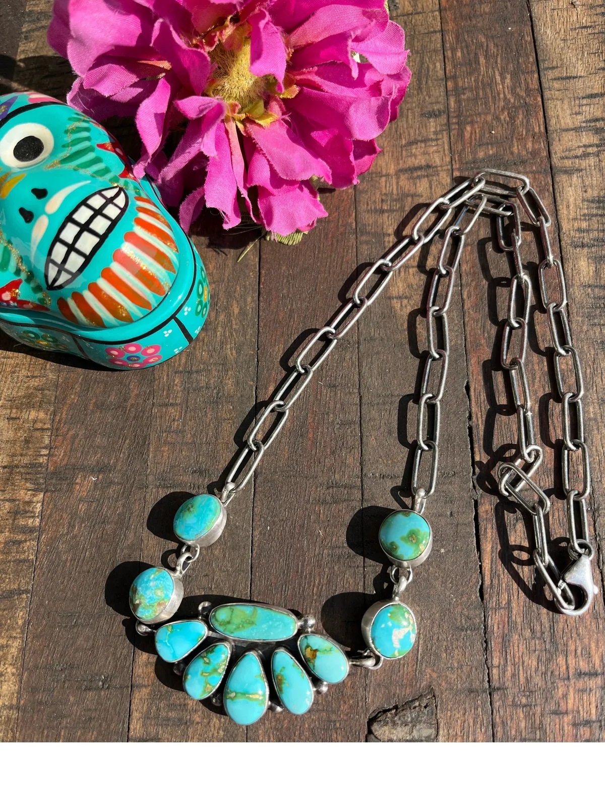 Sonoran Gold Half Cluster Necklace #2