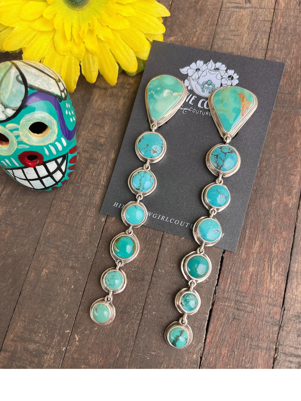 Clip On 7 Stone Royston Earrings