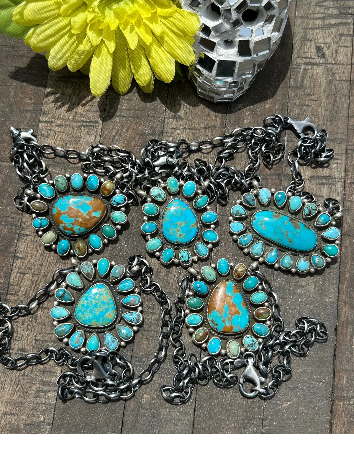 Kingman Cluster Necklaces