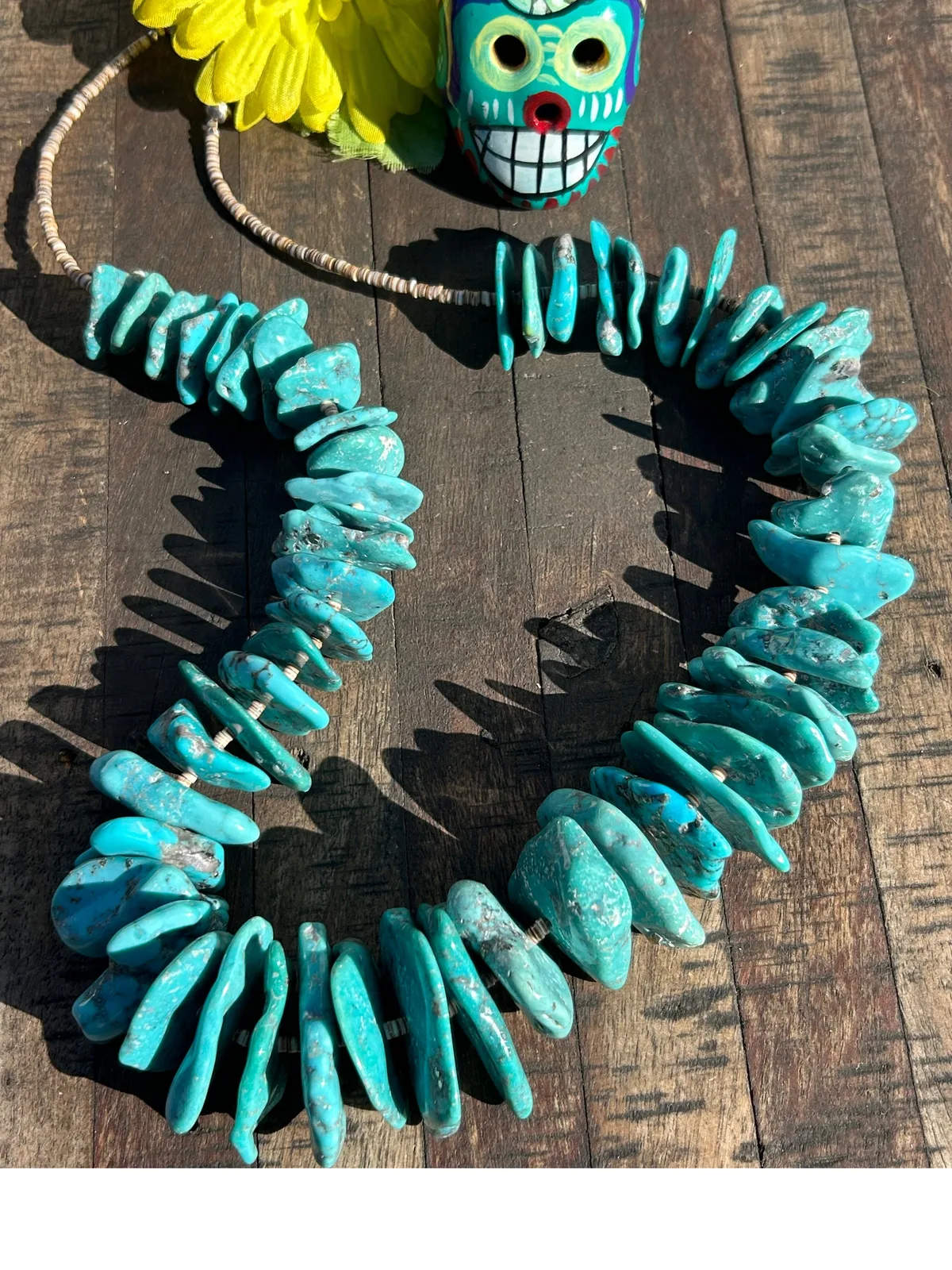 Kingman Slab and Heishi Strand #96